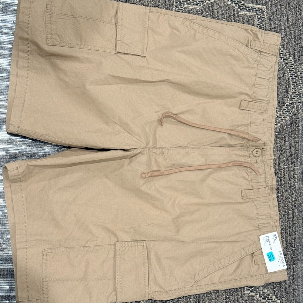 Arizona Jean Co. Tan Skater Fit Flex shorts